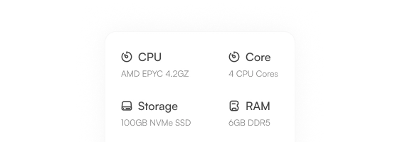 Transparent VPS Specifications